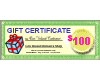 Gift Certificate $100 Gift Certificate $100