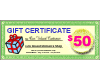 Gift Certificate $50 Gift Certificate $50